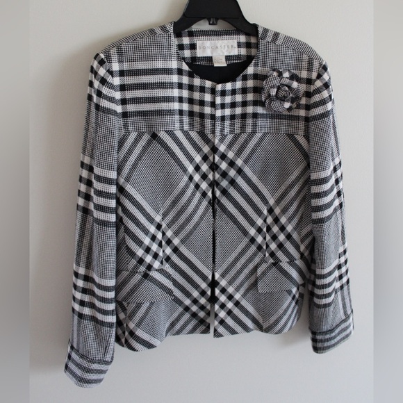 Doncaster Jackets & Blazers - Doncaster Silk Plaid Jacket